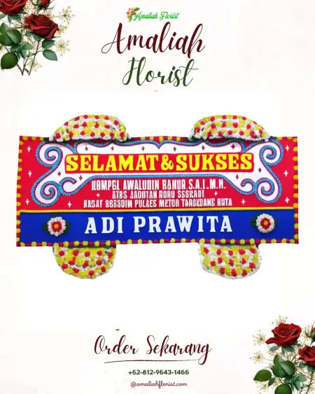 Papan Bunga Ucapan Selamat Dayan Peken